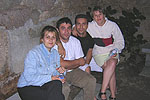 Sylvie, Laurent, Michel e Christine